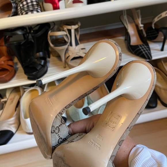 Gucci Beige and e obony Original canvas - Picture 3 of 7